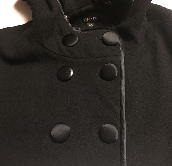 Refreshing an old coat by recovering the buttons – C Sews