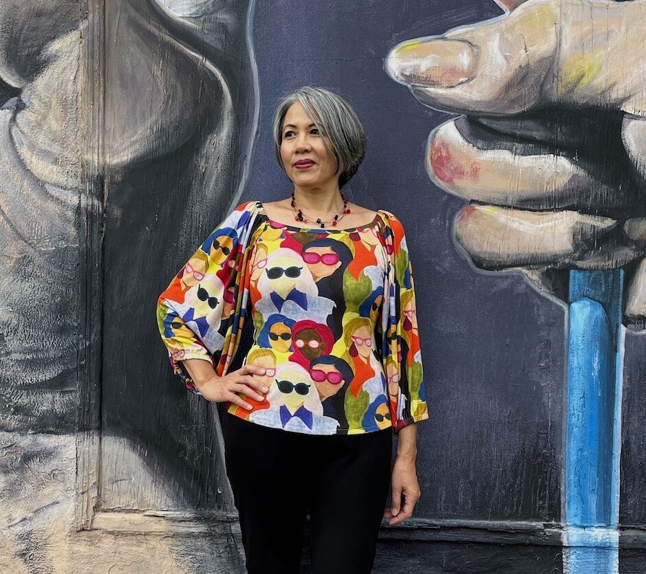 The Adrienne Luxe Ruffle Blouse